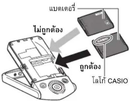 แบตเตอร์ ไม่ลูกต้อง ลูกต้อง โลโก้ CASIO