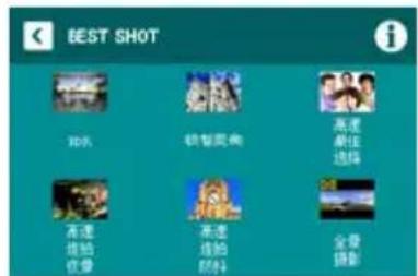 BEST SHOT 705 模拟画面 高速倒挂选择 高速 连拍 优像 高速 连拍 防抖 全景 摄影