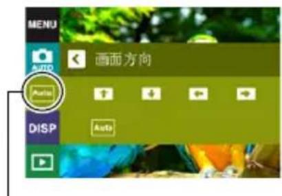 MENU AUTO 画面方向 Auto DISP Auto