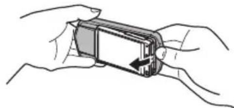 CASIO Exilim EX-TR200 - 打开和关闭外框 - 1