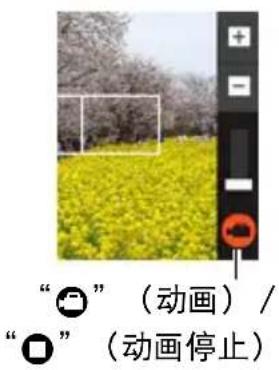 "○"（动画）/ “○”（动画停止）