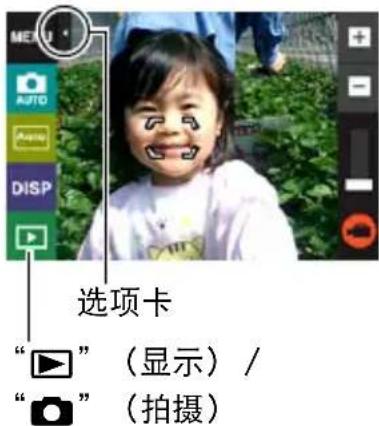 选项卡 “”（显示）/ “”（拍摄）