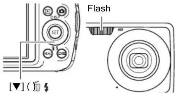 CASIO Exilim EX-Z335 - Utilisation du flash (Flash) - 1