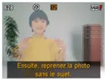 Ensuite, reprenez la photo sans le sujet.