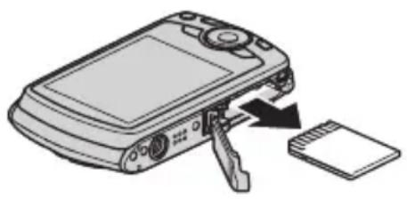 CASIO Exilim EX-Z350 - Pour remplacer une carte mémoire - 1