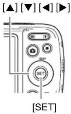 CASIO Exilim EX-Z42 - En mode REC, appuyez sur [SET]. - 1