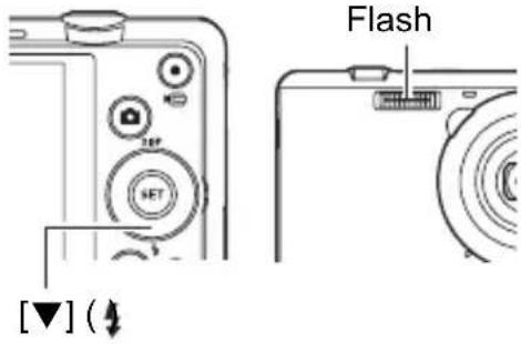 CASIO Exilim EX-Z680 - Utilisation du flash (Flash) - 1