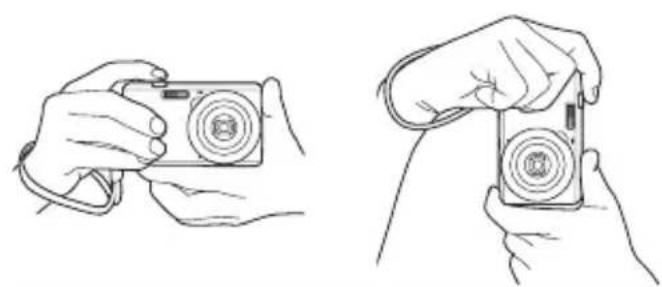 CASIO Exilim EX-Z680 - Prise en main correcte de l'appareil photo - 1