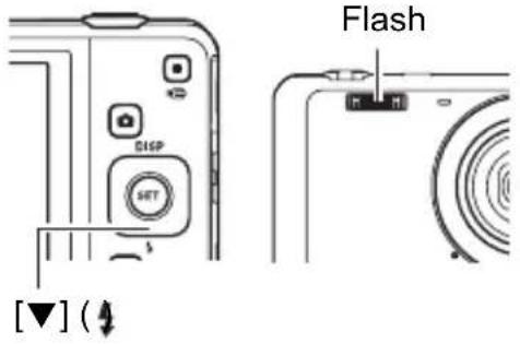 CASIO Exilim EX-Z88 - Utilisation du flash (Flash) - 1