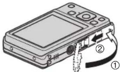 CASIO Exilim EX-Z88 - 3.Fermez le couvercle de batterie. - 1