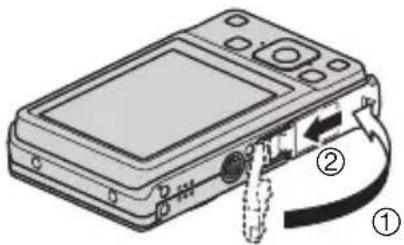 CASIO Exilim EX-Z88 - 3.Fermez le couvercle de batterie. - 1