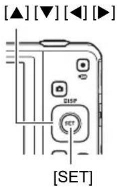 CASIO Exilim EX-Z88 - En mode REC, appuyez sur [SET]. - 1