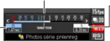 15fps 30 SHUTTER 3.25Hz Photos série préenreg BS1