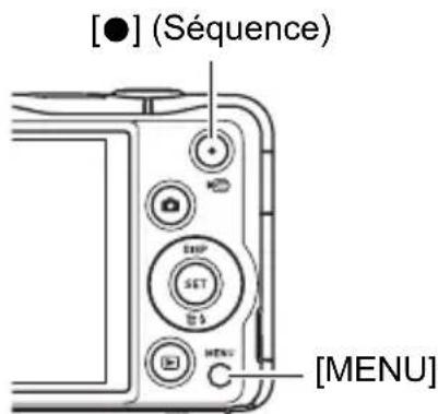 [●] (Séquence) [MENU]