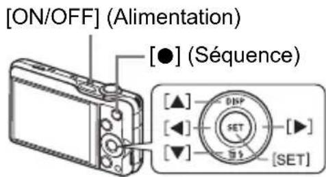 CASIO Exilim EX-ZR15 - Utilisez [▲], [▼], [◀] et [▶] pour sélectionner la langue souhaitée, puis appuyez sur [SET]. - 1