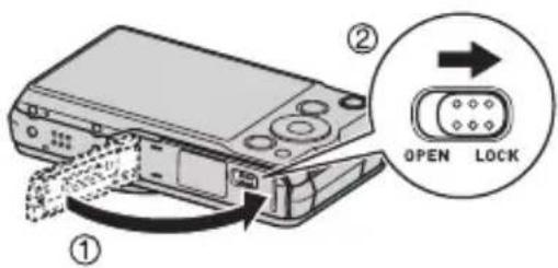 CASIO Exilim EX-ZR15 - 3.Fermez le couvercle de batterie. - 1
