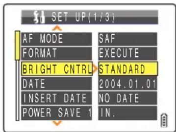 CONTAX i4R - [BRIGHT CNTRL] Adjusting the LCD Monitor Brightness - 2