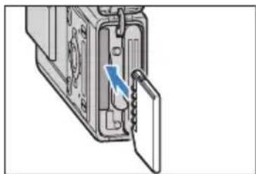 Diagram of a device internal structure with a blue arrow indicating a component (no text or symbols present).