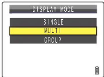 DISPLAY MODE SINGLE MULTI GROUP