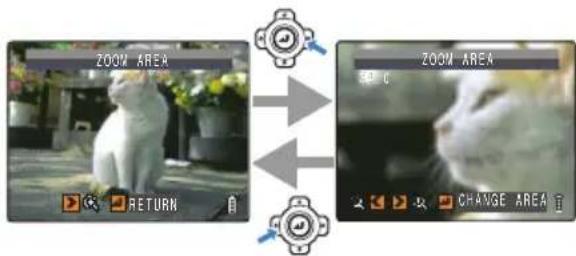 ZOOM AREA RETURN ZOOM AREA CHANGE AREA