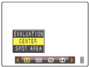 CONTAX i4R - [METERING] Selecting the Area Used for Setting the Exposure - 5