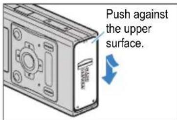 Push against the upper surface.