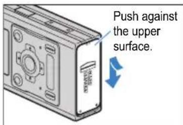 Push against the upper surface.