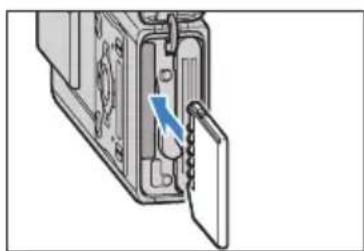 Diagram of a device internal structure with a blue arrow indicating a component (no text or symbols present)