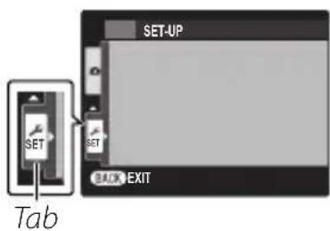 FUJIFILM FinePix JX520 - Display the setup menu. - 2