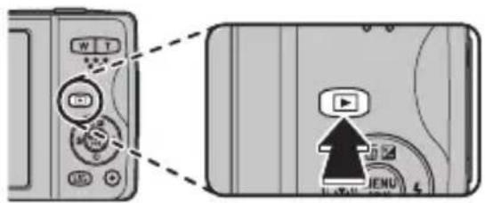 FUJIFILM FinePix JZ250 - Press the ▶ button. - 1