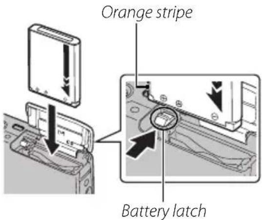 FUJIFILM FinePix JZ250 - Insert the battery. - 1