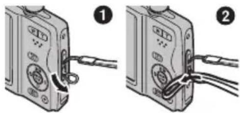 FUJIFILM FinePix JZ250 - Attaching the Strap - 1