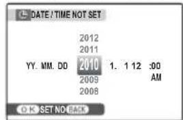 FUJIFILM FinePix S1700 - Set the date and time. - 1