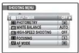 FUJIFILM FinePix S1700 - Using the Shooting Menu - 1