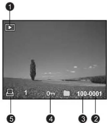 HITACHI HDC-1086E - Playback mode [▶] - Still image playback - 1