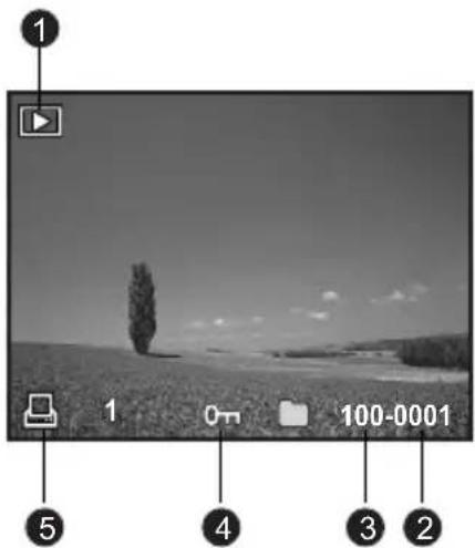 HITACHI HDC-561E - Playback mode [▶] - Still image playback - 1