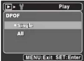 HITACHI HDC-561E - DPOF Settings - 2