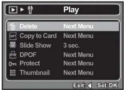HITACHI HDC-571E - Playback Menu - 1