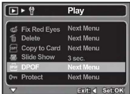 HITACHI HDC-881E - DPOF Settings - 1