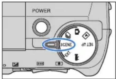 KYOCERA Finecam M400R - When "SCENE" is selected - 1