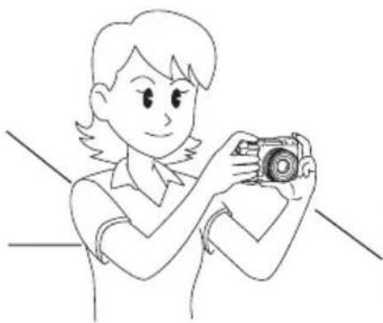 KYOCERA Finecam M400R - ■Holding the camera - 2