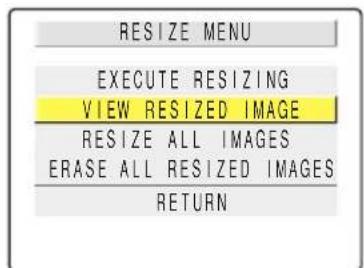 KYOCERA Finecam M400R - Checking and erasing resized images - 3
