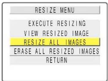 KYOCERA Finecam M400R - Resizing all the images - 3