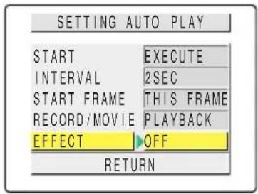 KYOCERA Finecam M400R - Press the up 🔒 or down 🔒 button to select [EFFECT] and then press the right 🔒 button. - 1