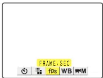 KYOCERA Finecam M400R - [fps] Setting the Frame Rate for Movies (frames per second) - 2