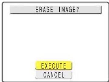 KYOCERA Finecam M400R - Press the up button 🔒 and select [EXECUTE]. Then press the OK button 🔒. - 2