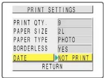 KYOCERA Finecam M400R - Press the up 🔗 or down 🔗 button to select the desired setting and then press the OK button Ⓤ. - 4