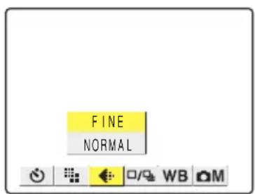 KYOCERA Finecam M400R - [€] Selecting the Quality (Compression Ratio) - 2