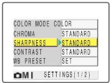 KYOCERA Finecam M400R - [SHARPNESS] Enhancing the Image Outlines - 2