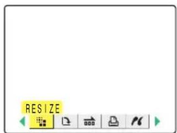 KYOCERA Finecam M400R - Checking and erasing resized images - 2